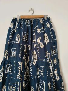 Navy Blue Casual Skirt (Women&#39;s)