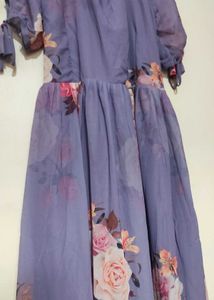 Floral Printed Frock Totally New
