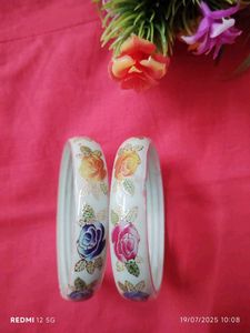 Floral Bangle Set
