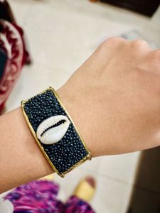 Shell Boho Brass Bracelet