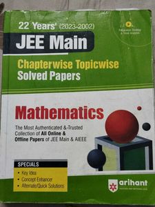 22 Years Jee Mains Papers Mathematics