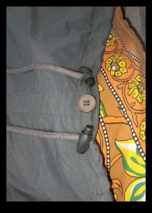 Grey Cargo Maxi Skirt