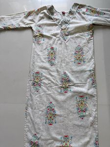 Floral Print Kurti  Set