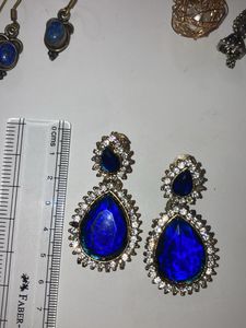 blue stone Earrings