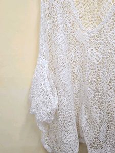 Imported White Lace Tank Top