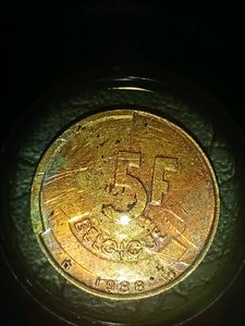 Belgium Coin 5 Francs