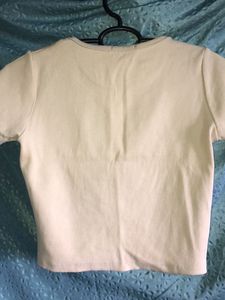 Cute nude baby tee