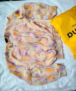 Savana Korean Stylish Tie-Dye Top
