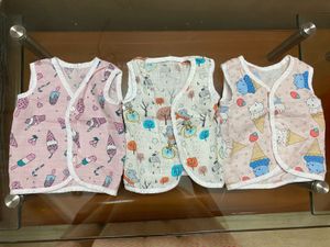Baby Vests - Set of 3