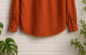 Orange Casual Shirt