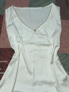 White Sleeveless Top