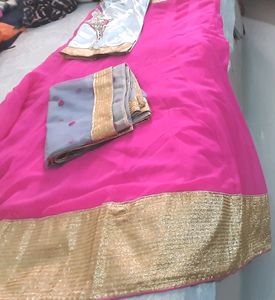 Elegant Chaniya Choli Material With Dupatta😍