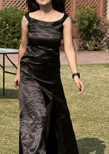 Slit Dress Black