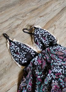 Backless Floral Lace Cami top