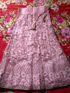 Candlelight Peach Colour Lehenga