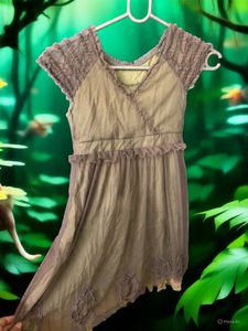 Olive Frock (6-10 Yrs)