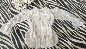 Floral Print Cold Shoulder Top