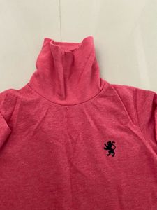 Pink Long Sleeve Turtleneck