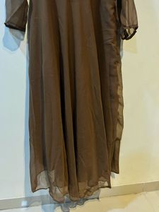 Brown Anarkali Kurti