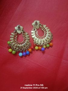 Colorful Statement Earrings Set