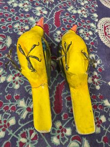 Paper Machete Bird Decor (Set of 2)
