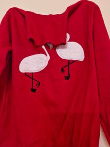 Red Flamingo Sweater