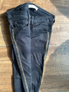 Zara Sparkle Side Jeans 8-10 years