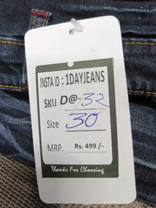 D@32 Size-30 Men capri