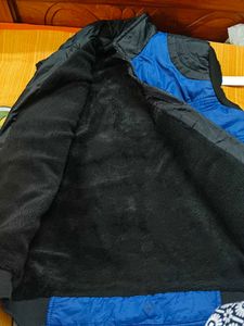 Stylish Blue Sleeveless Jacket