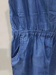 Denim Culotte Jumpsuit