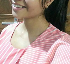 Brand New Striped Tie-Waist Top
