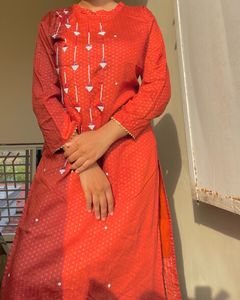 Glitter Kurti With Work