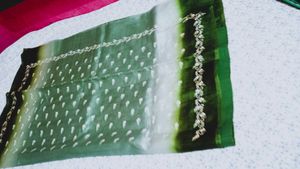 Green  silk saree