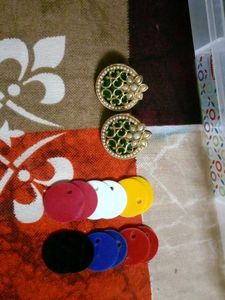 Multi color Earring