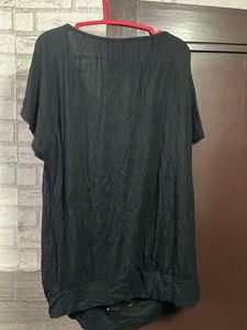 Gia off Shoulder Top Black Pure Cotton