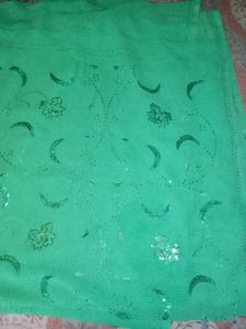Georgette  Plain Saree
