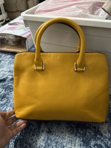 Aldo Yellow Satchel