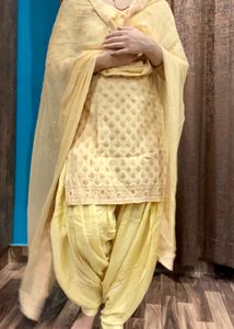 Brocade Patiyala Suit Set