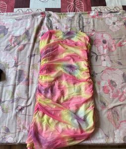 Tie-Dye Bodycon Dress