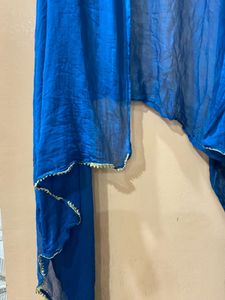 Elegant Blue Embellished Kurta