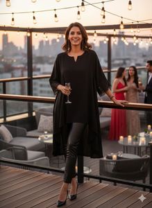 🖤 The Obsidian Drape: Your Style MVP ✨👗