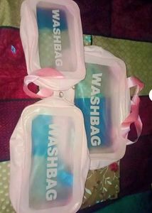 Washbag Set of 3/ Mackup Bag