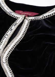 Elegant Black Velvet Maxi Dress