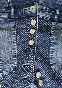Carbon Black Denim Dungree
