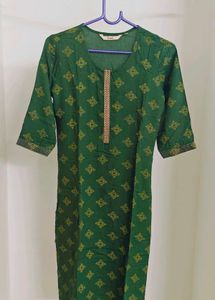 Green Festive Kurta