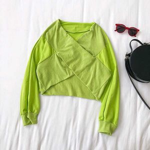 Cute Neon Green Crop Top