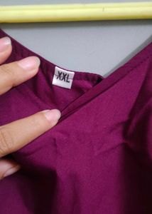 new Elegant Purple Maxi Dress