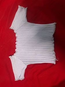 Ribbed Knit Crop Top