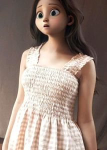 BROWN PEPLUM TOP