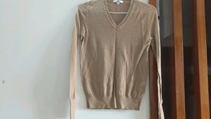 Cream Beige Full Sleeves Top 🤍